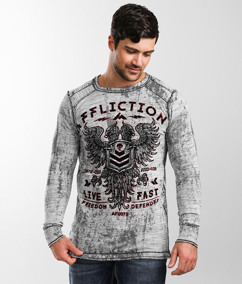 Affliction shop thermal shirts