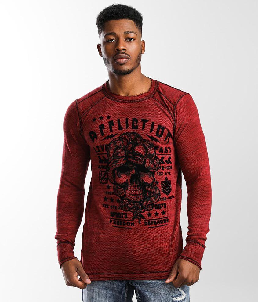Affliction Freewill Reversible Thermal front view