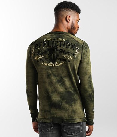 Affliction Code Of Honor Reversible Thermal BACK
