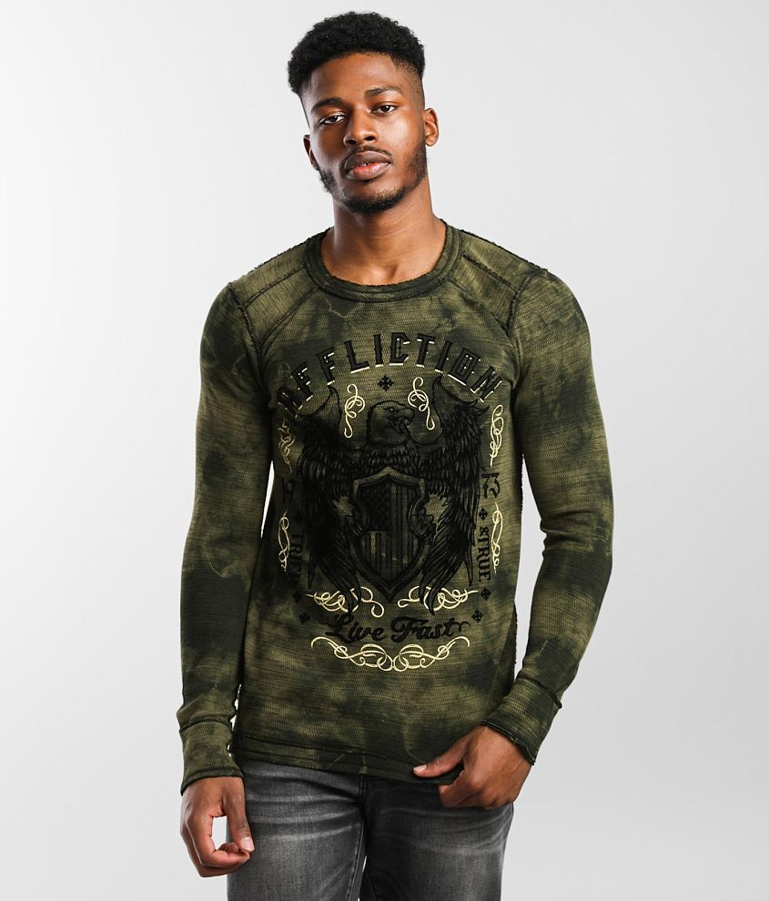 Affliction Code Of Honor Reversible Thermal front view