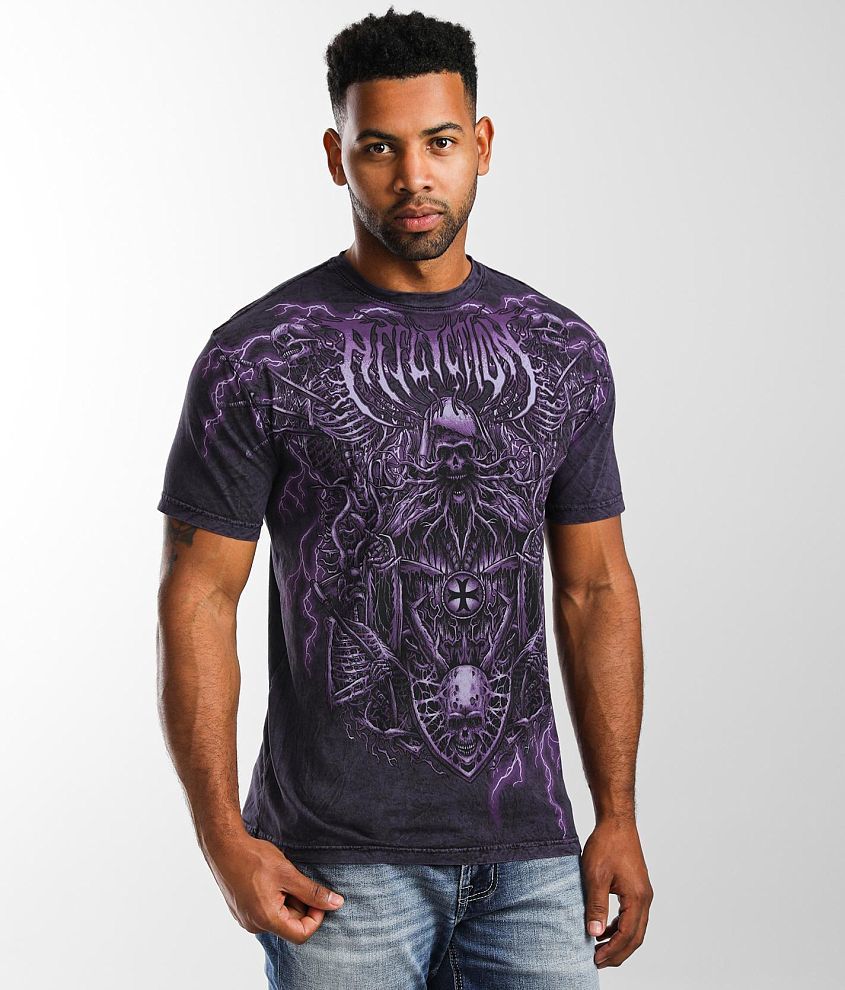 Affliction Toxic Creep T-Shirt front view