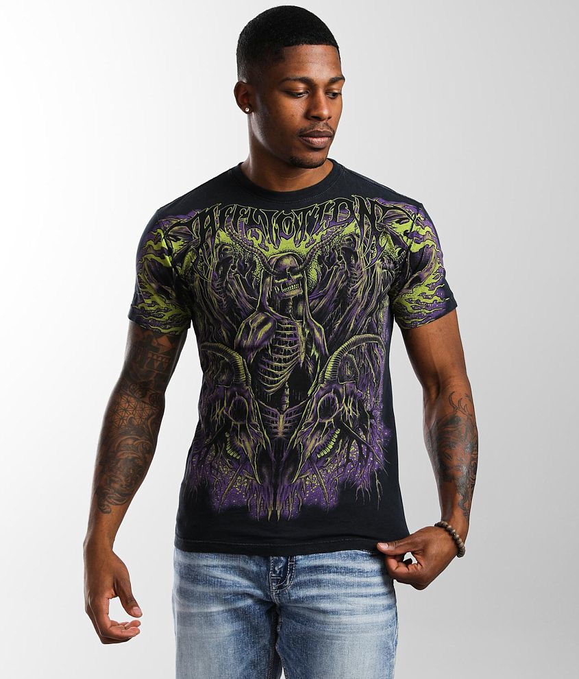 Affliction Post Human T-Shirt front view