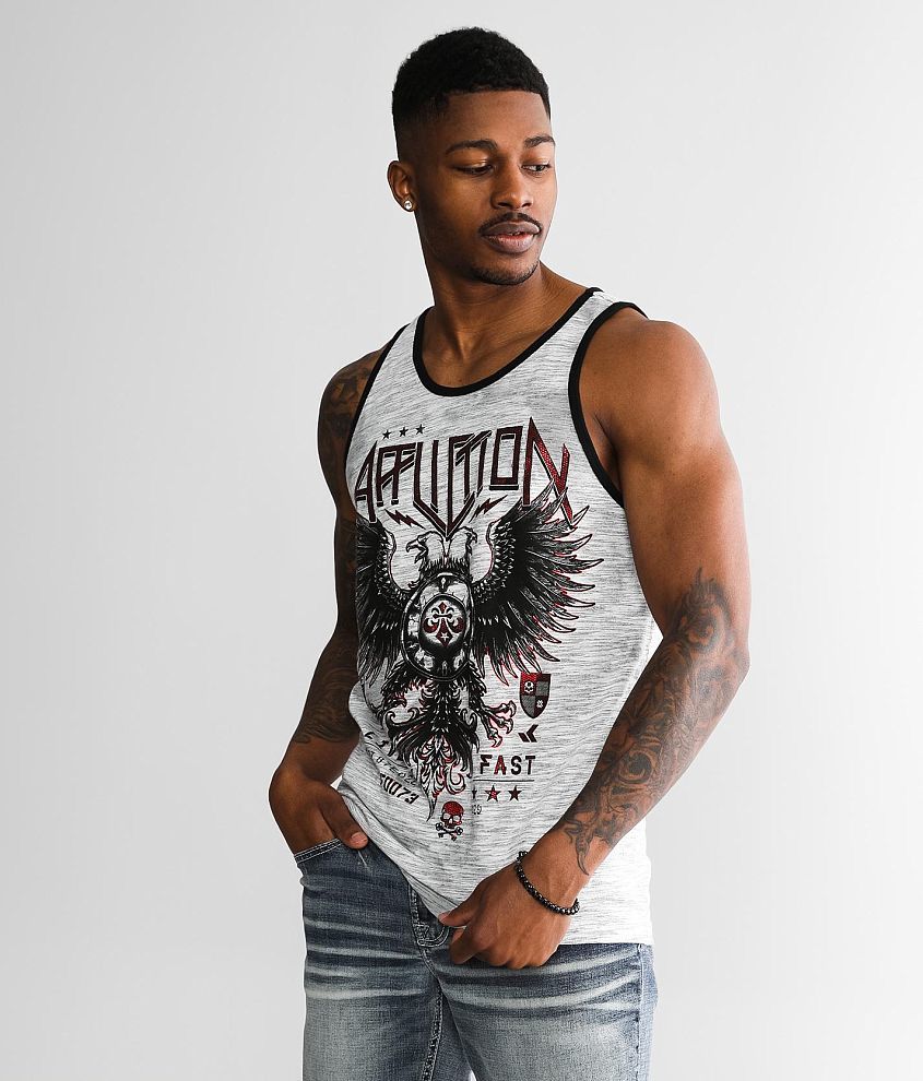 Affliction Rise Of The Fallen Tank Top front view