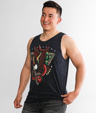 Affliction Nacional Tank Top front view