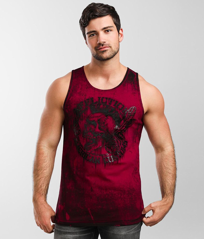 Affliction American Customs Native Petrol Tank Top Men's Tank Tops in