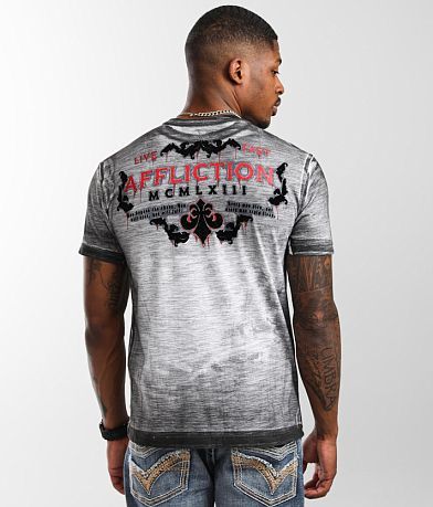 Affliction Discovery Rust T-Shirt BACK
