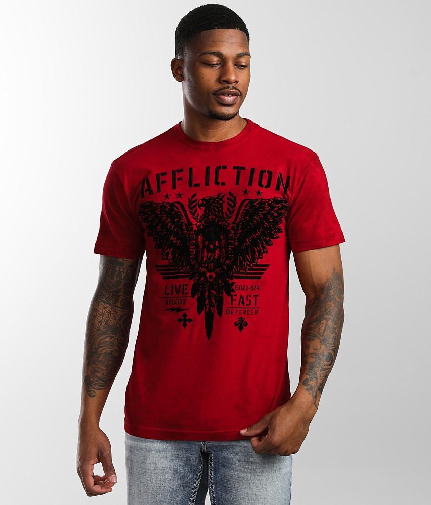 Affliction Art Of War T-Shirt - T-Shirts in Cherry | Buckle