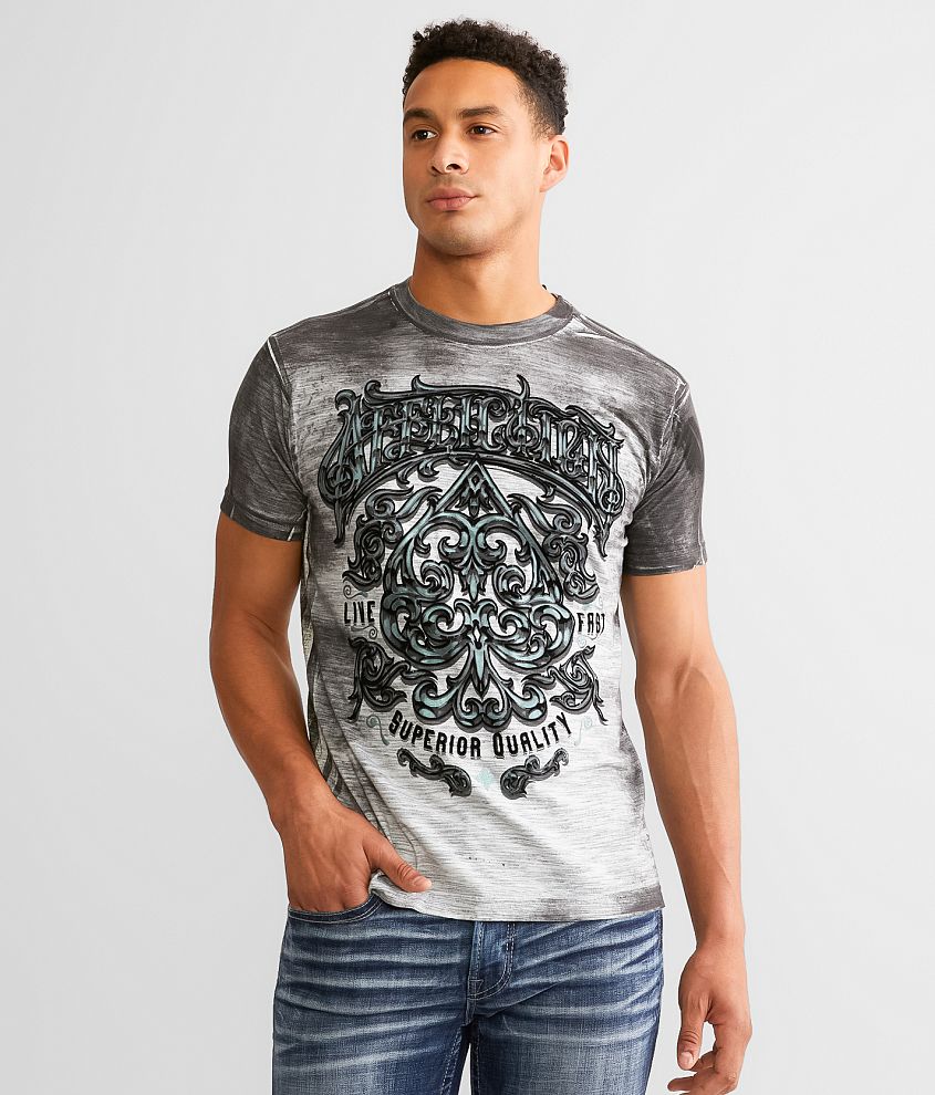 Affliction Feint Illusion T-Shirt front view