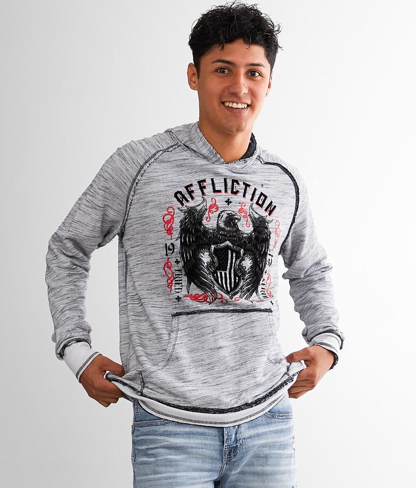 Affliction Code Of Honor Reversible Hoodie front view