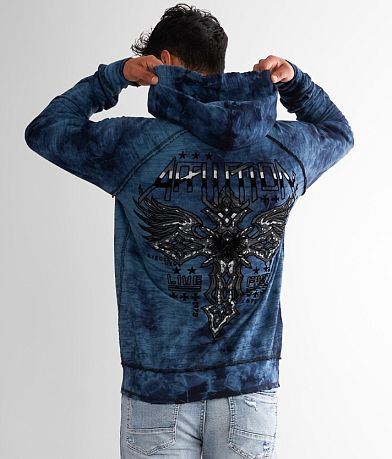 Affliction Iron Armada Reversible Hoodie BACK
