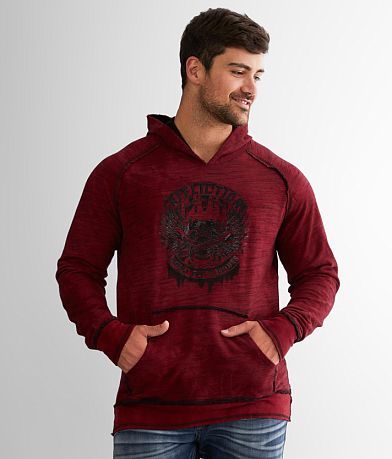 Affliction American Customs Chop Shop Reversible Hoodie front view