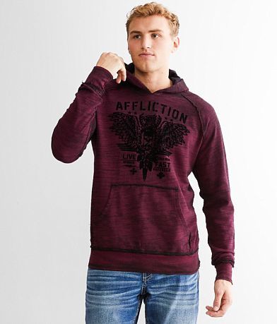 Affliction Art Of War Reversible Hoodie front view