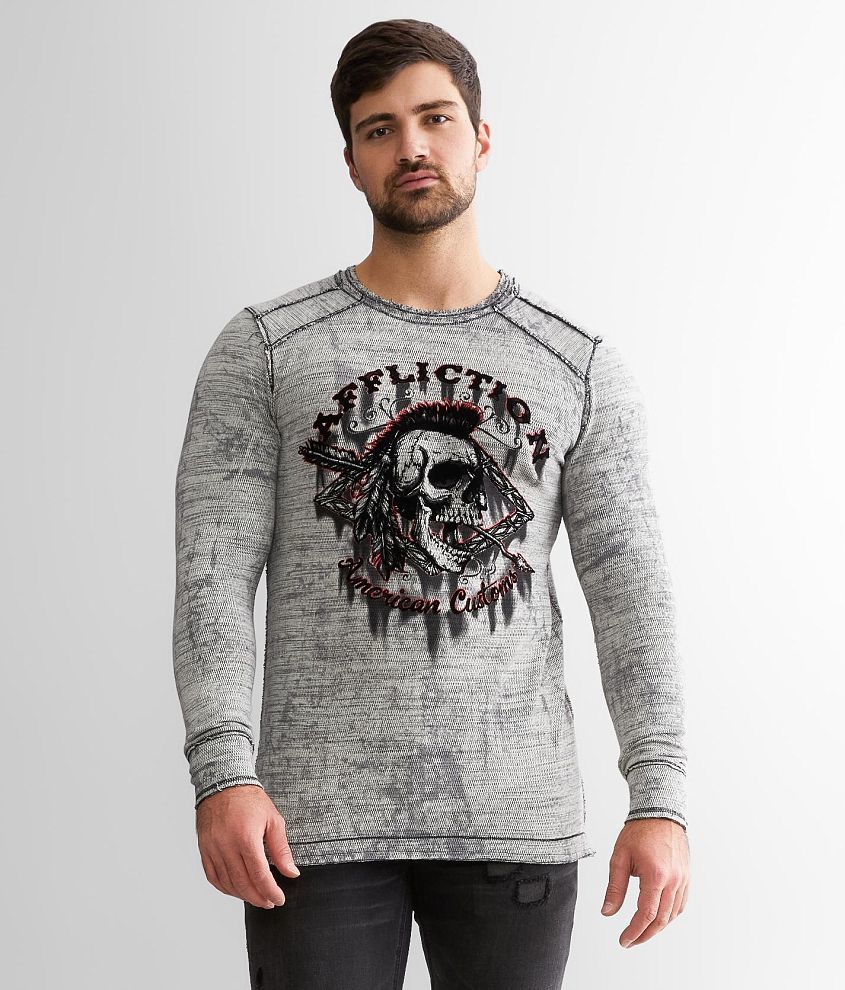 Affliction War Tribe Reversible Thermal front view