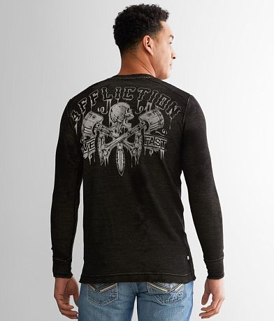 Affliction Precision Reversible Thermal misc detail 3 view