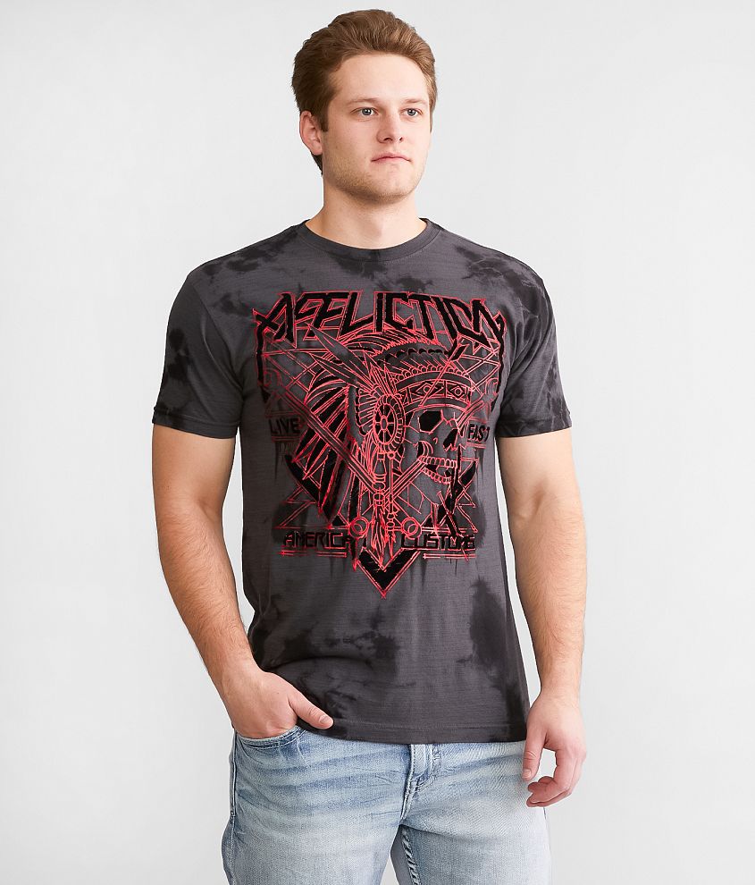 Affliction American Customs Oil Chief T-Shirt - Men's T-Shirts in ...