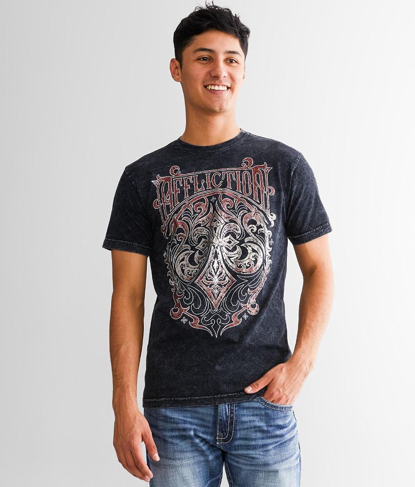 Affliction Marblesmith T-Shirt front view