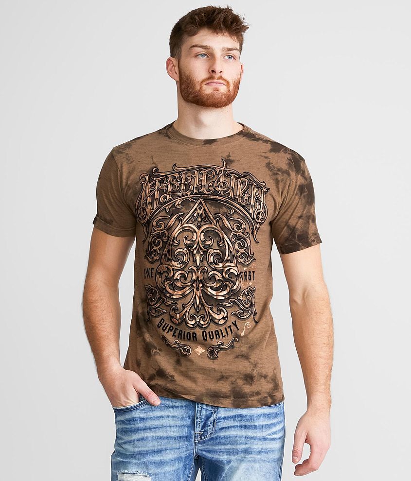 Affliction Feint Illusion T-Shirt front view