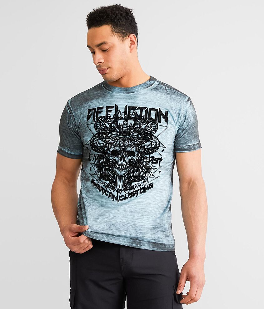 Affliction American Customs Represent T-Shirt front view