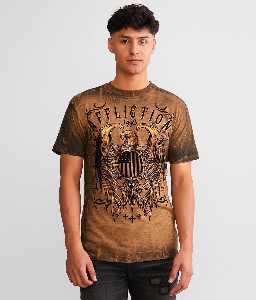 Affliction Iron Pledge T-Shirt front view