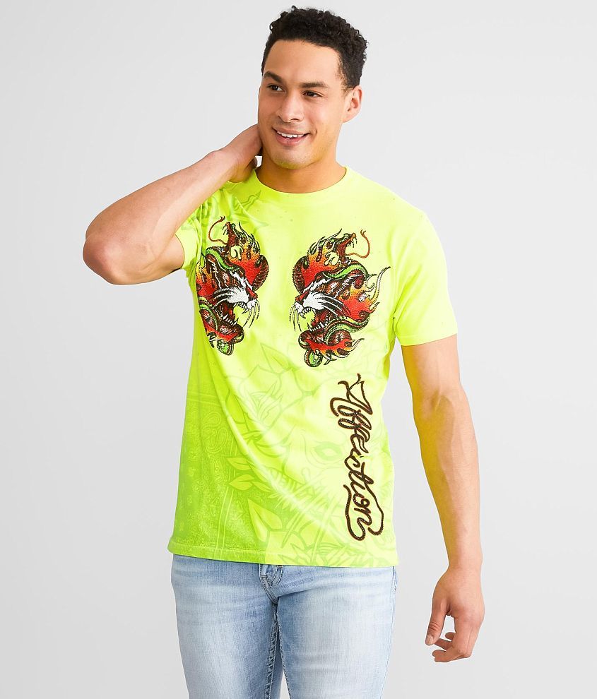 Affliction Fire Guide T-Shirt front view