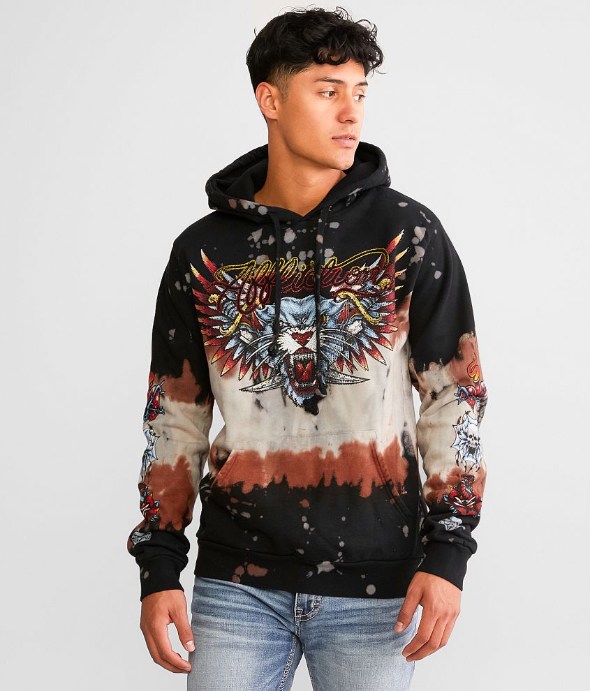 Affliction Shadow Shifter Hooded Sweatshirt front view