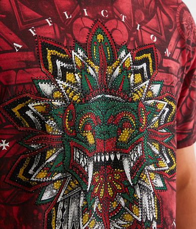 Affliction Golden Temple T-Shirt MISC_DETAIL_1