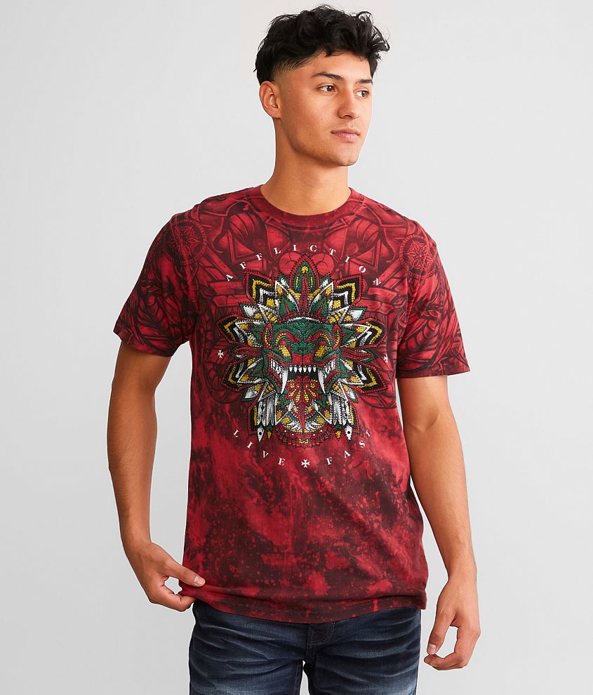 Affliction Golden Temple T-Shirt front view