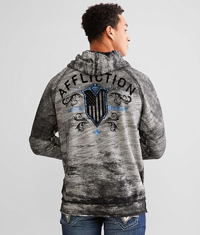 Affliction Active Duty Reversible Hoodie back view