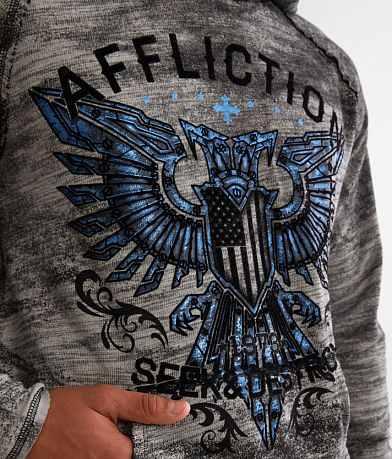 Affliction Active Duty Reversible Hoodie misc detail 2 view