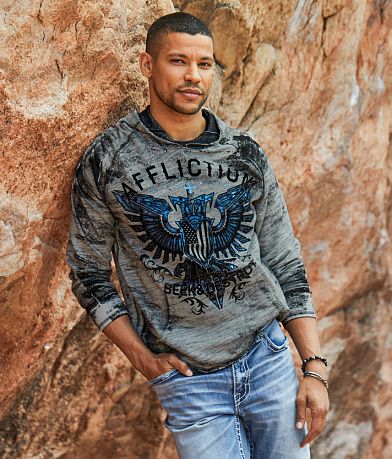 Affliction Active Duty Reversible Hoodie misc detail 7 view