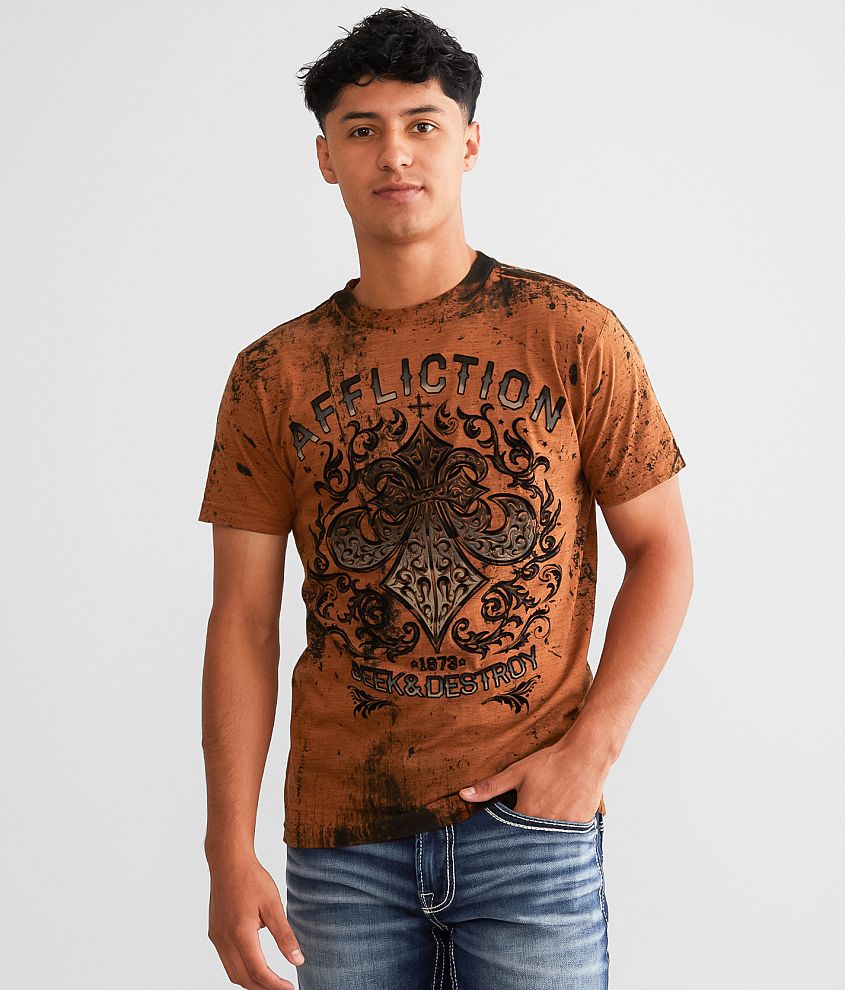 Affliction Signify T-Shirt front view