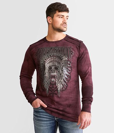 Affliction Ethereal Mist Reversible Thermal front view