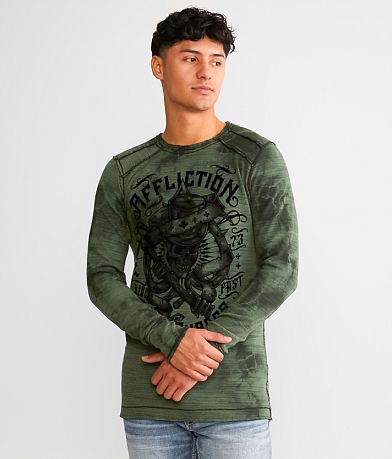 Affliction Grim Intent Reversible Thermal front view