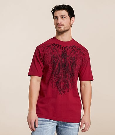 Affliction Dark Summon T-Shirt front view