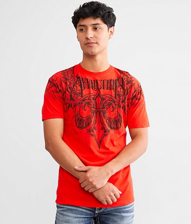 Affliction Vertibrate T-Shirt front view