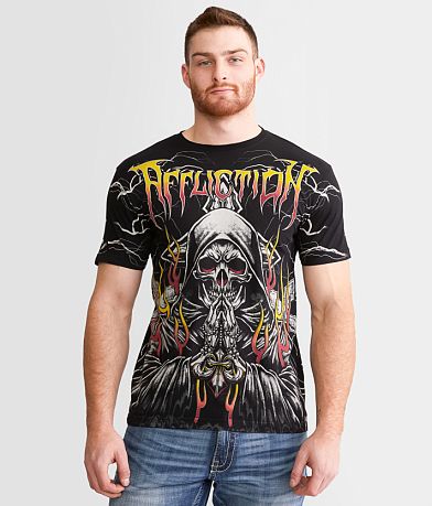 Affliction Phantom Fire T-Shirt front view