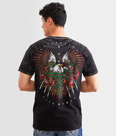 Affliction Majestic Courage T-Shirt back view