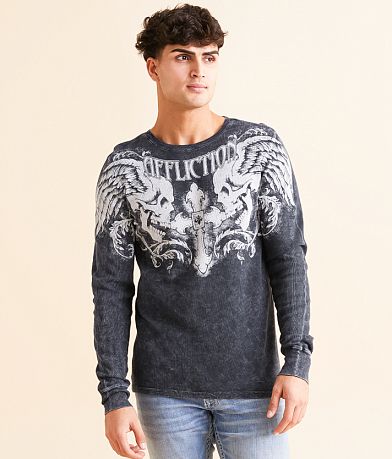 Affliction Winged Up Thermal front view