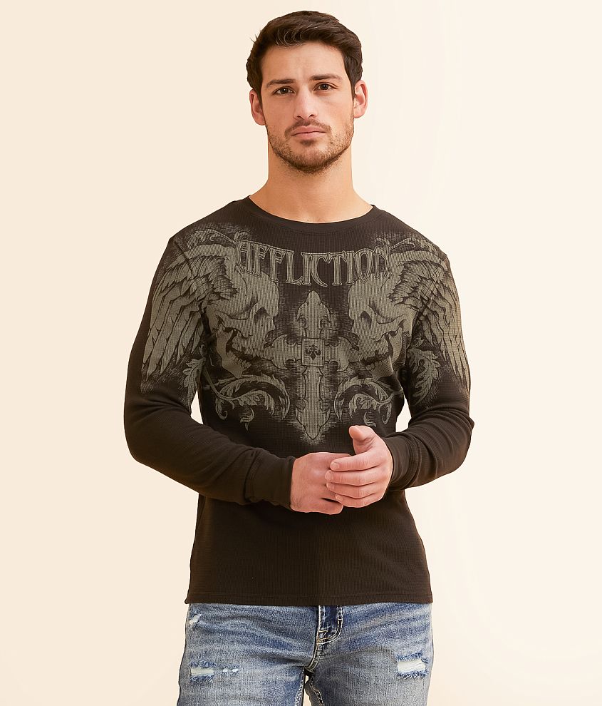 Affliction Winged Up Thermal front view