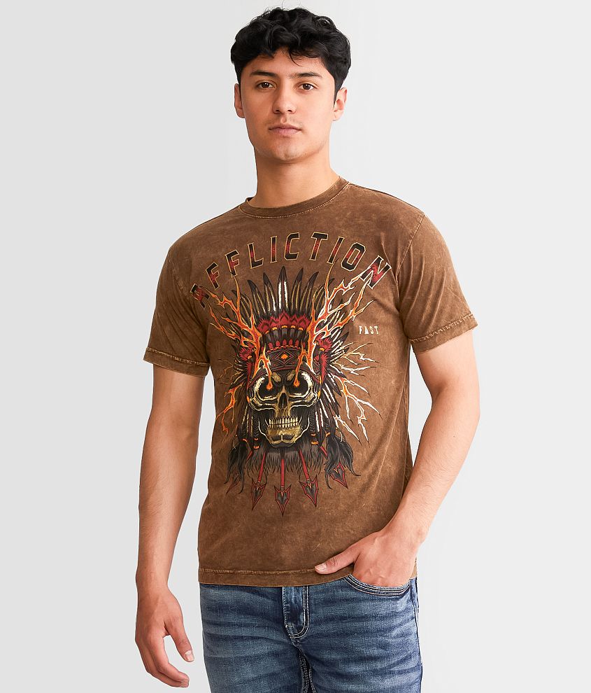 Affliction Electric Plains T-Shirt front view