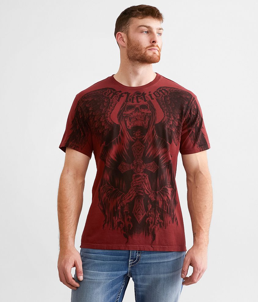 Affliction Darkness T-Shirt front view