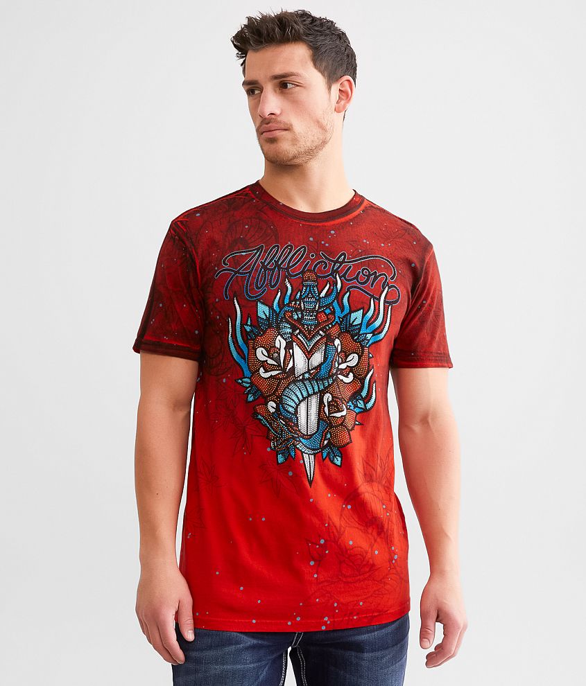 Affliction Poison Revenge T-Shirt front view