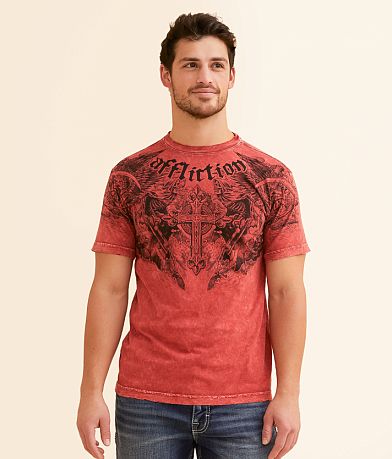Affliction Mortal Veil T-Shirt front view