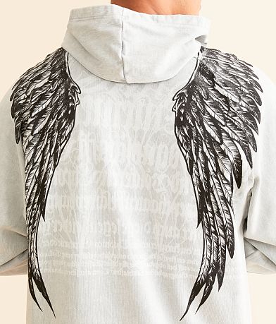Affliction Birds Of Prey Hooded Sweatshirt misc detail 1 view