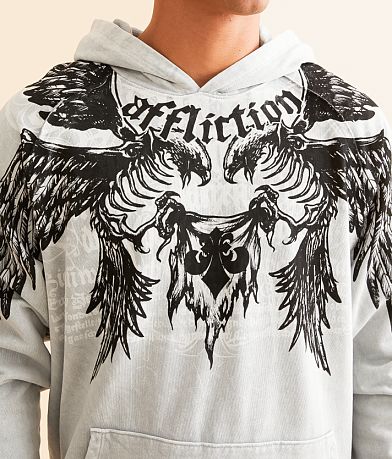 Affliction Birds Of Prey Hooded Sweatshirt misc detail 2 view