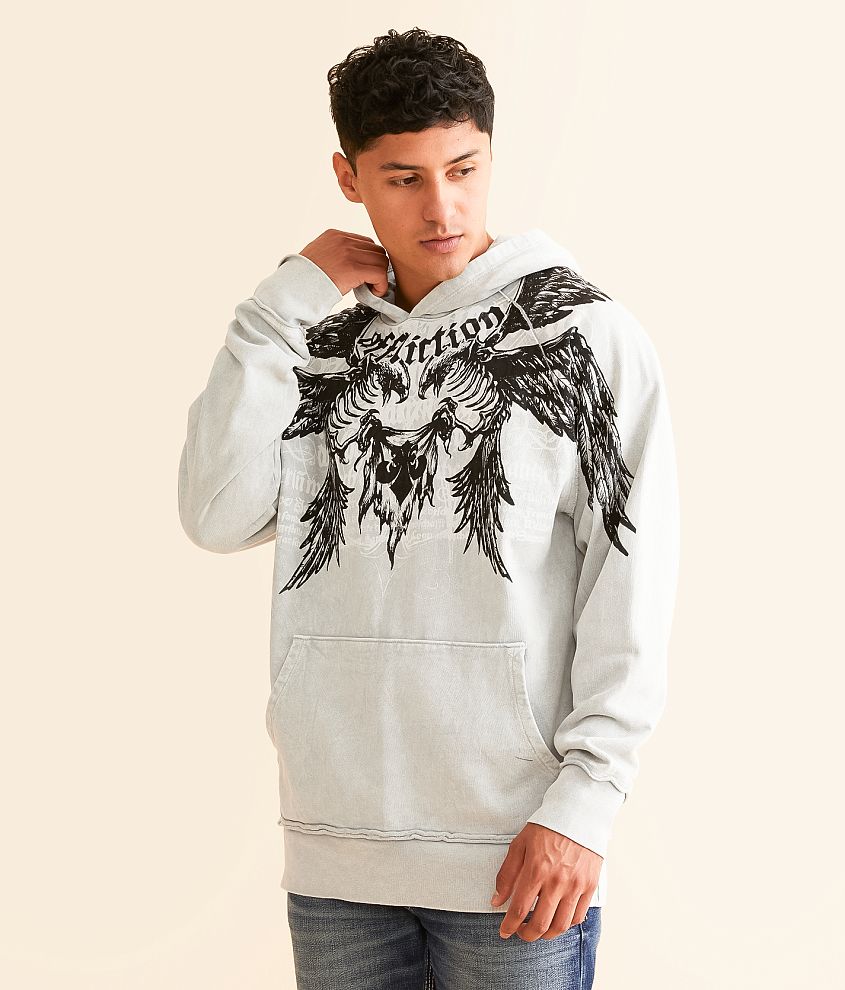 Affliction Birds Of Prey Hooded Sweatshirt front view