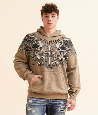Affliction Keeper Hooded Sweatshirt front view