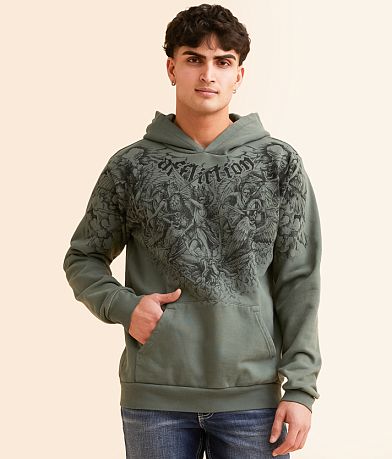 Affliction Angels Revival Hooded Sweatshirt front view
