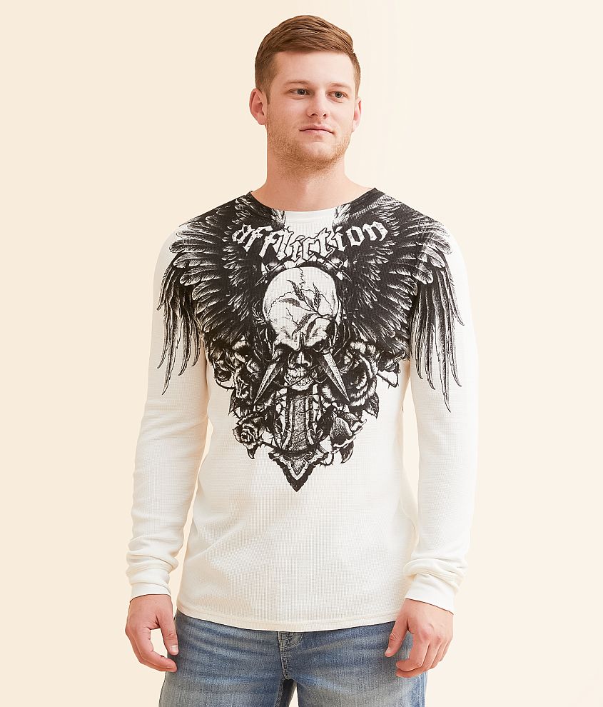 Affliction Crossed Over Thermal front view