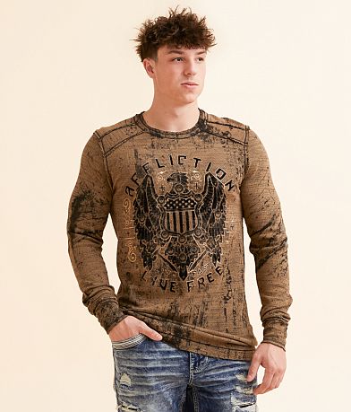 Affliction Atomic Iron Reversible Thermal front view